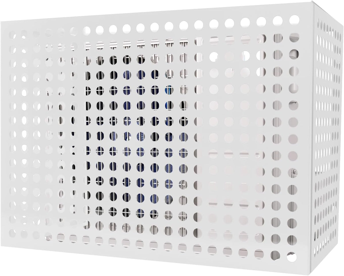Air Conditioner Fence, Air Conditioner Fence for Outdoor Units, Privacy Fence Cover for A/C Conditioning Unit - White