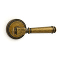 6 Pack Brushed Antique Brass Bronze Passage Door Handles