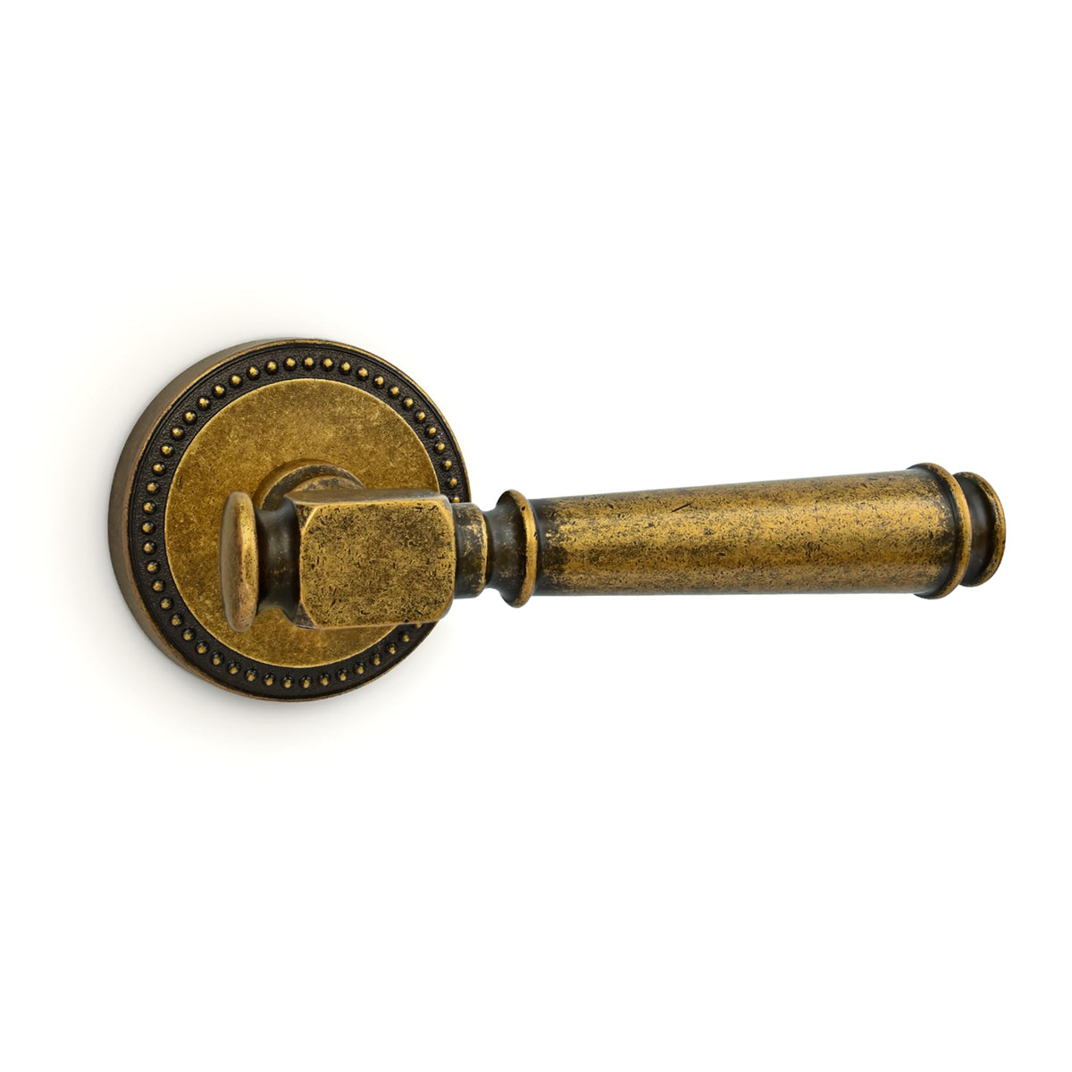 6 Pack Brushed Antique Brass Bronze Passage Door Handles