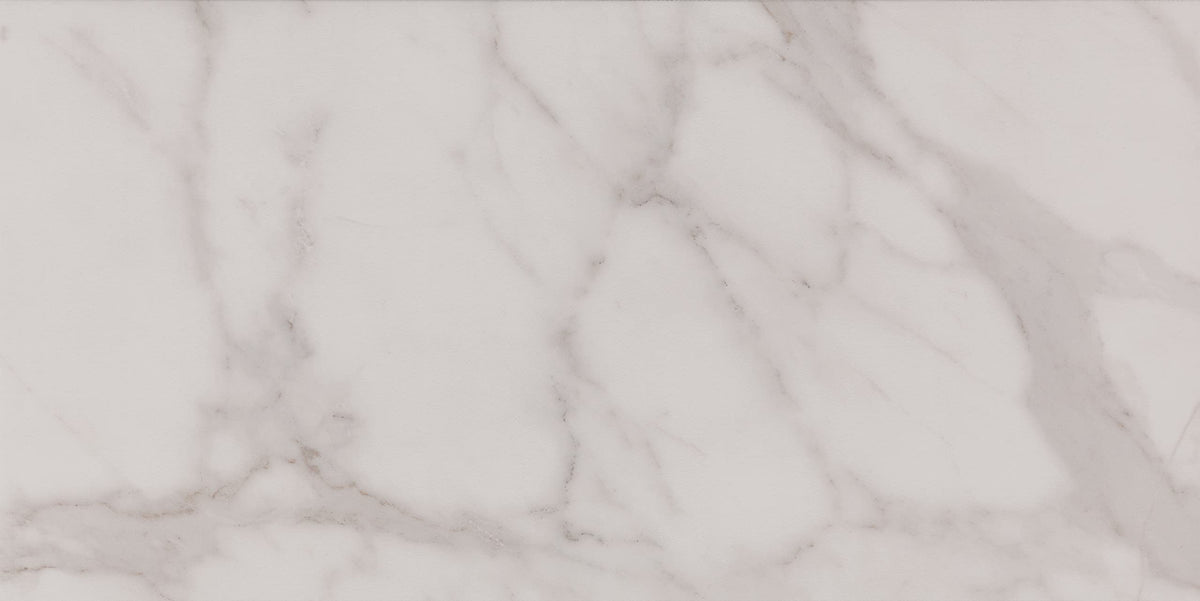 Costar 12" x 24" Marble Look Porcelain Floor Tile in Matte Calacatta Empire Floors