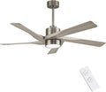 64" Wood Ceiling Fan with Light & Remote