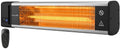 Infrared Patio Heater, 1500W, IP65 Approved, Odorless, Wall-Mounted Heater with Remote, Indoor/Outdoor , Restaurant