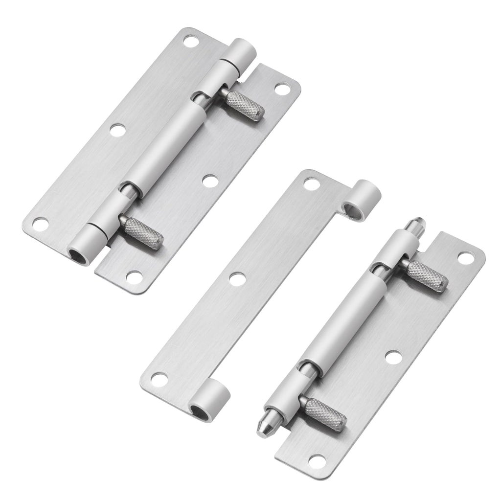 4Inch Quick Release Hinge, 304 Stainless Steel, Detach 2 PCS