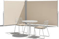 Retractable Side Awning 71" x 236" - Retractable Privacy Screen Outdoor , Waterproof UV Resistant, Outdoor Privacy