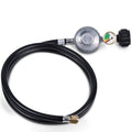 6FT Propane Regulator with Hose, Gas Grill Regulator and Gauge for Most LP Gas Grill, Heater and Fire Pit Table