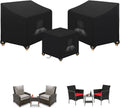 3 Piece Outdoor Veranda Patio Garden Furniture Cover Set | 210D Durable and Water Resistant Fabric,Fit for Outdoor