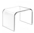 Acrylic Stool, Acrylic Step Stool, Clear Step Stools with Non-Slip, Holds Up to 250lbs