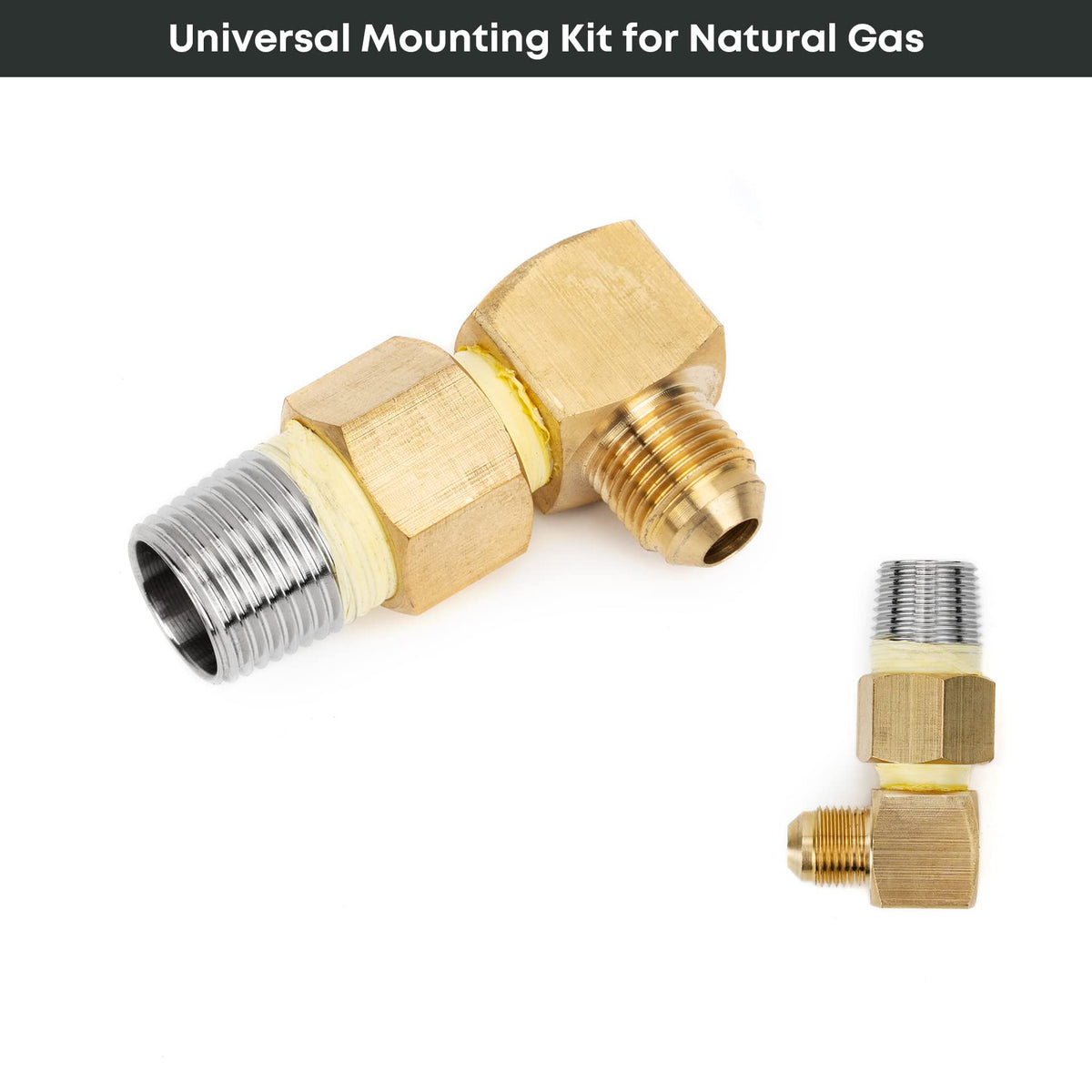 Natural Gas Fire Pit Burner Ring Installation Kit