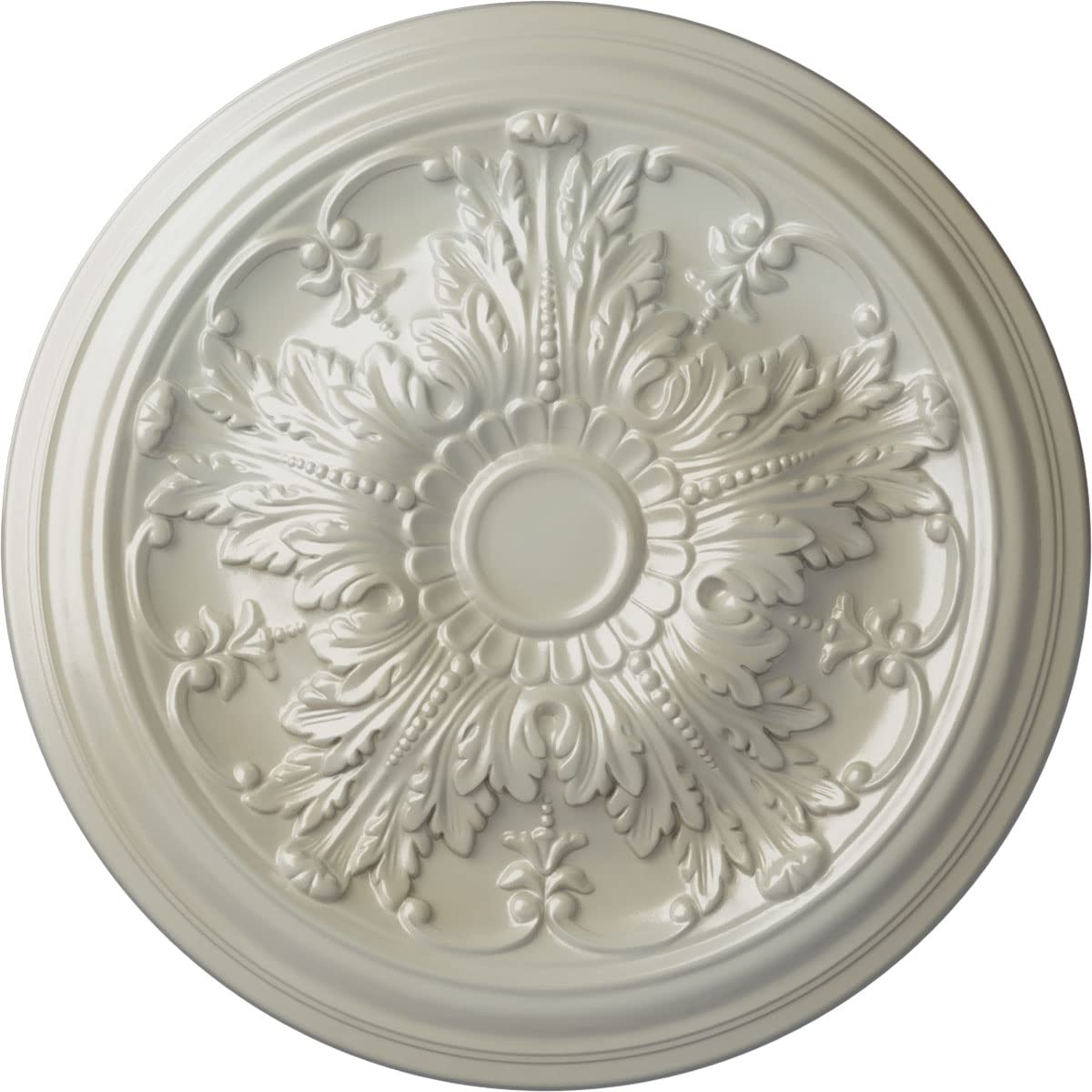 Damon Ceiling Medallion, Flash Blue