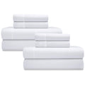 2 Pack 100% Organic Cotton Percale Sheets, White