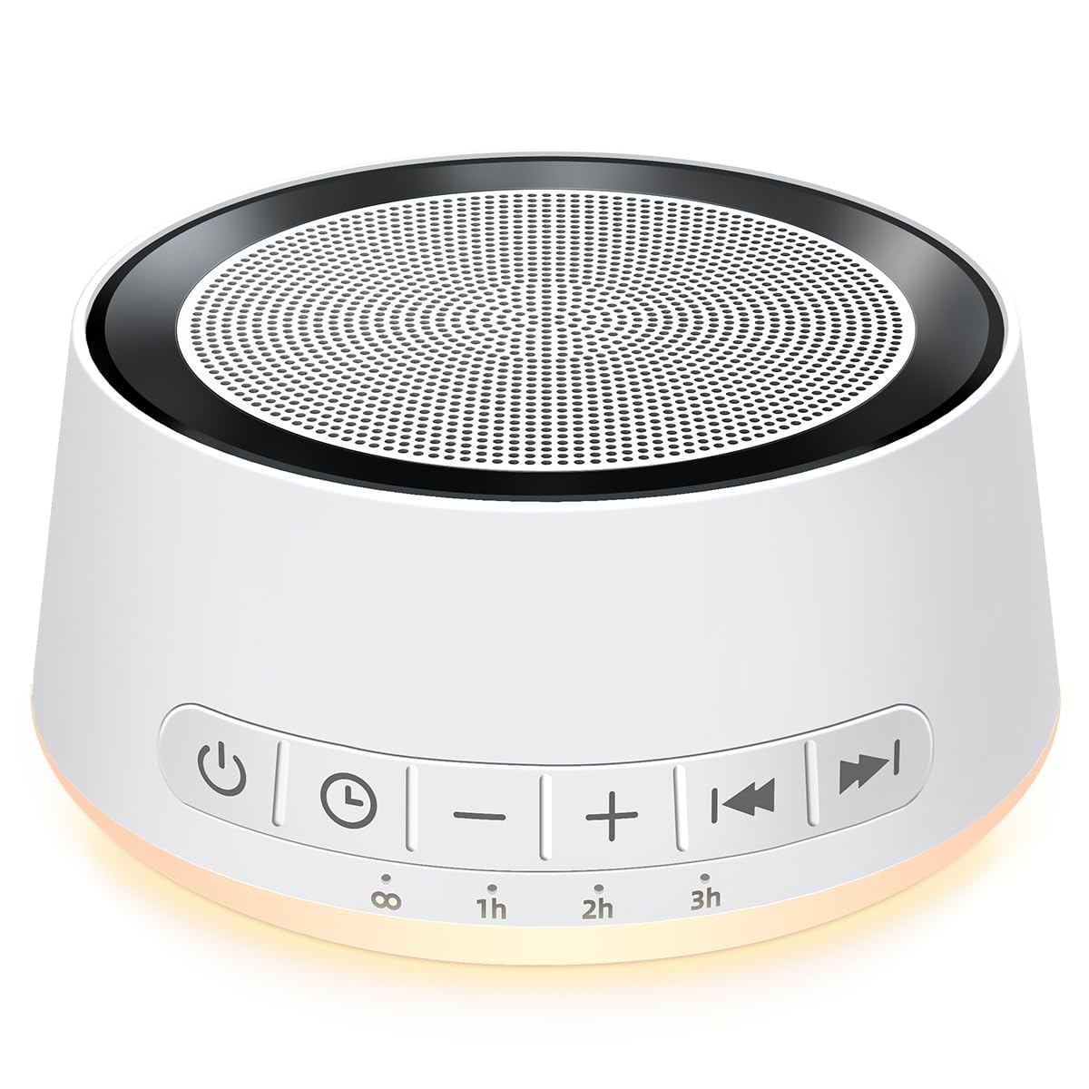 Sound Machine Night Light White Noise Machine with 30 Sounds, 12 Colors Night Light Sleep Machine for Baby Kids Adults Brown