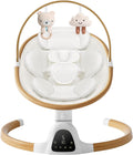 Swings for Infants, Electric Infant Swing with 5 Speed Modes, White