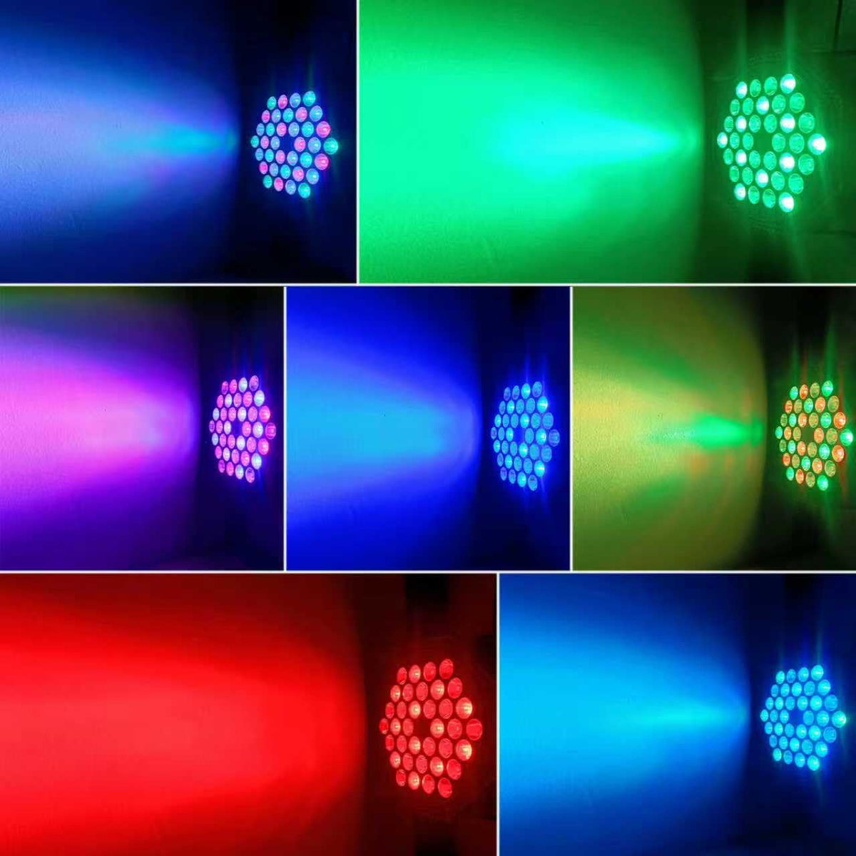 36LED Par Lights DJ Stage Light with Sound Activated 4-Packs