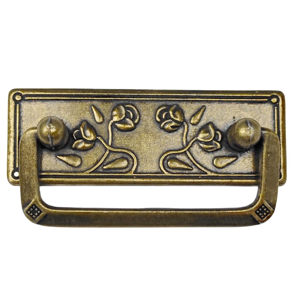 4-Pack 2 1/2" Antique Brass Bail Drawer Pull Hanging Pulls Drop Swing Handles Cabinet Knob Hardware 64 mm 2.5"
