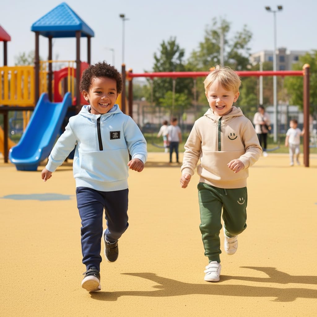 Toddler Boys Girls Long Sleeve Hoodie Sweatpants Outfit Set