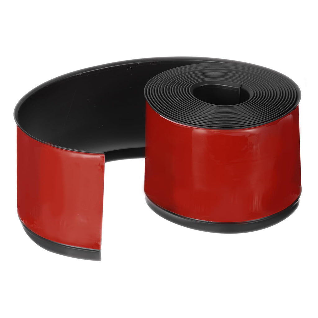 Peel and Stick Molding Trim for Wall,16.4'x4" Baseboard Trim,Black