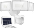 Solar LED Security Lights, PIR Motion Sensor Outdoor, 1600LM, Yard | 5500K Daylight, 72FT180° Motion Sensor Flood
