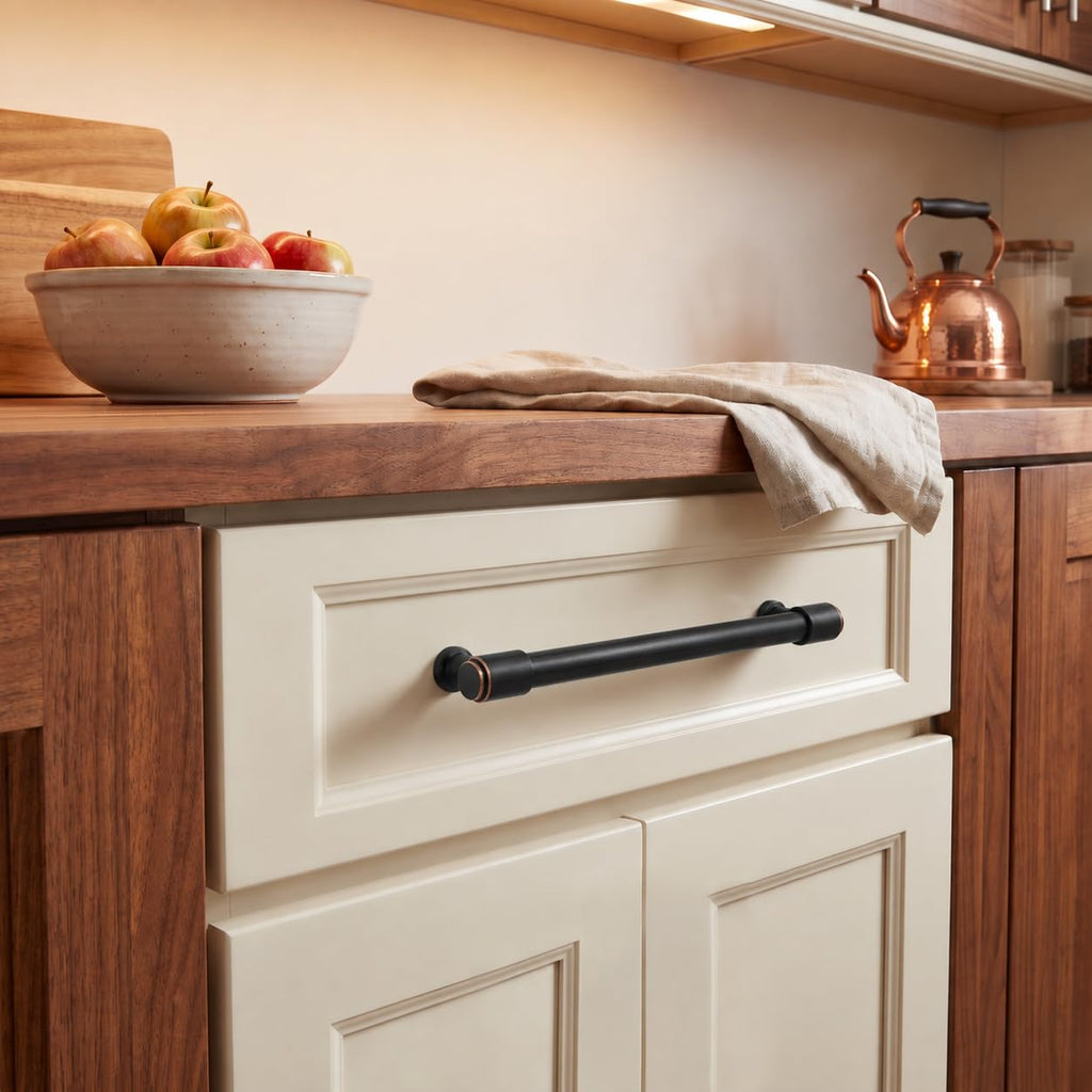 6 Pack 12 Inch(305mm) Oil Rubbed Bronze Cabinet Pulls Kitchen Cabinet Handles Extra Long Cabinet Pulls Kitchen