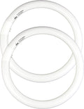 32W Cool White Round Fluorescent Light Bulb, 12 Inch T9 32 Watts Circular Bulbs, 12'' FCL 32 Circline Bulb