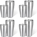 Cocktail Shaker Boston Shaker Set Professional Bartender Kit Bar Stainless Steel Drink Shaker Bartending - Set of 8