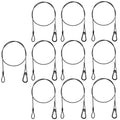 Stage Lights Safety Cables 110 lb Load Duty 31.5'' Stainless Steel Security Rope for Party Lights DJ Light Stage
