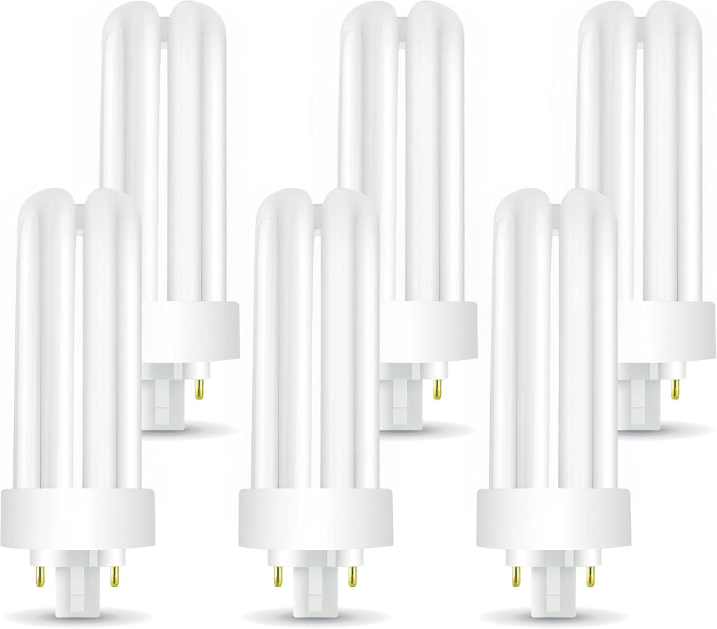 841 CFL Bulb GX24q-3 4 Pin 26W 4100K Cool White Triple 6 Pk
