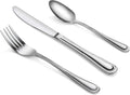 Bead Pattern Stainless Steel Flatware, 36-Piece