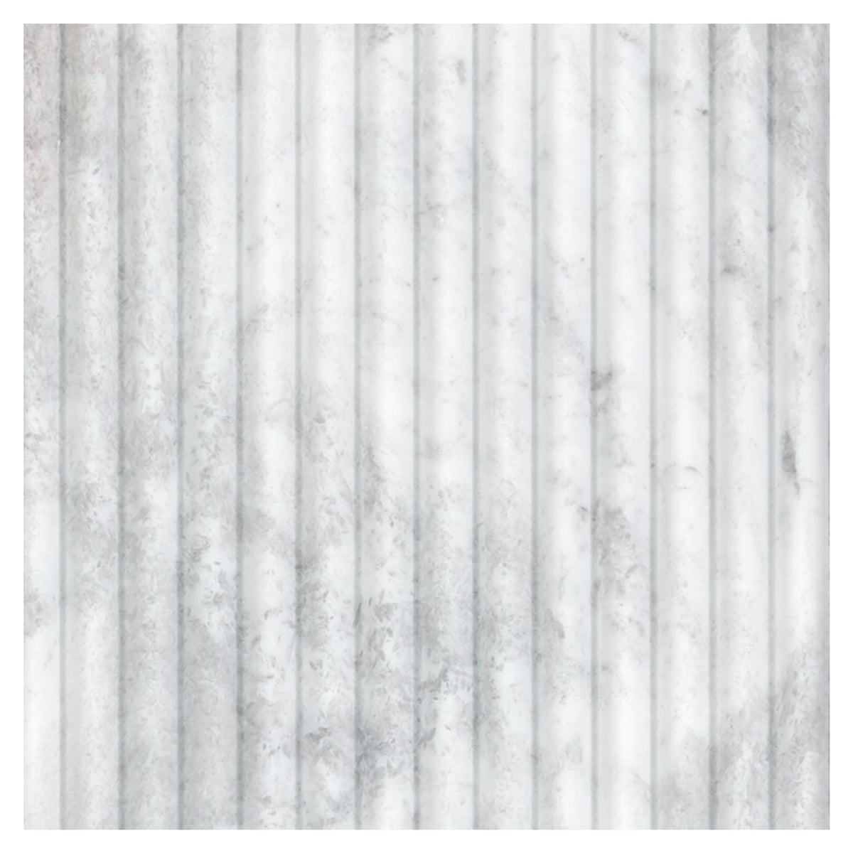 Bluestone Milano 12x24 Honed Fluted Marble Wall Tile - Textured Surface Accent, Fireplace Surround, or Shower