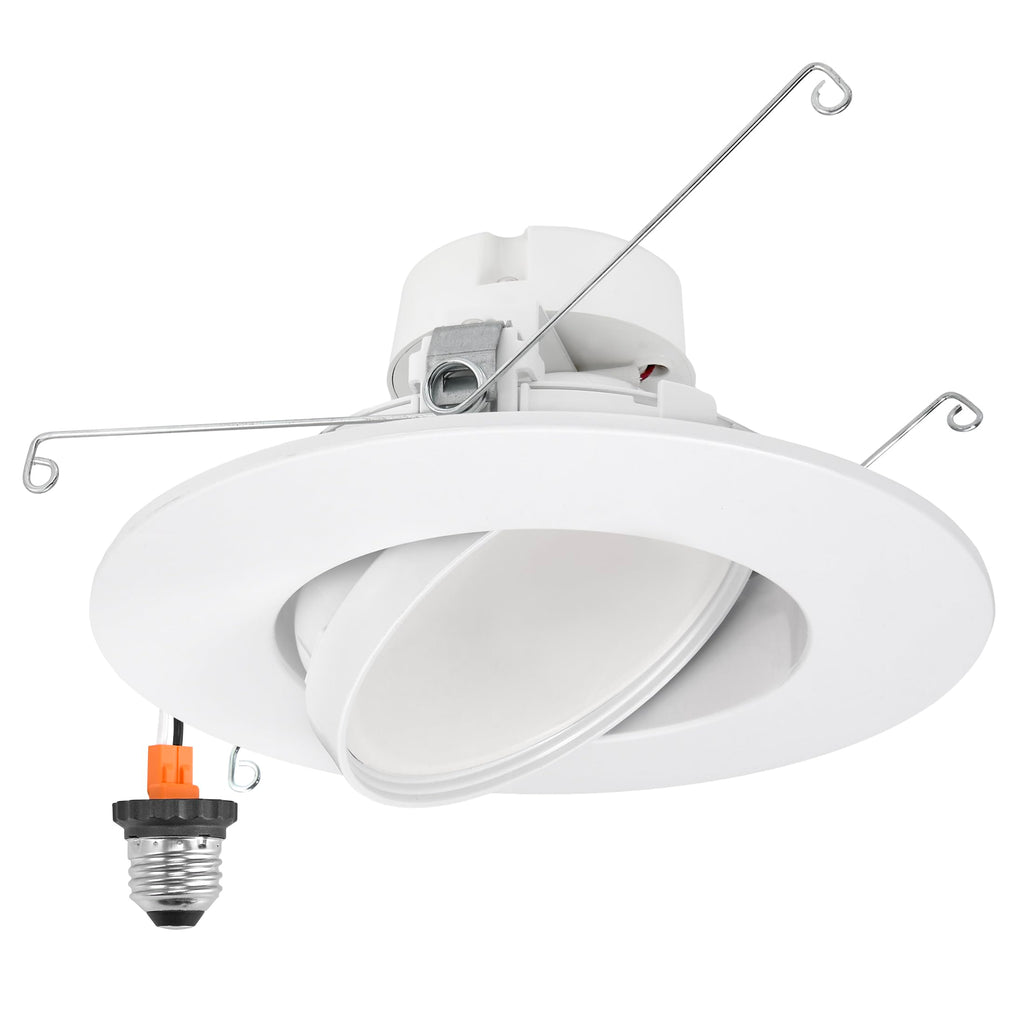 5" & 6" Rotatable LED Retrofit Downlight Gimbal, 1100 Lumens, 5 CCT