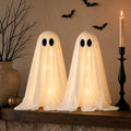 Halloween Decorations -2 Packs Spooky Light Up Ghosts with Lights - Set of 2