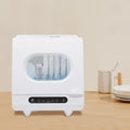 110V Portable Countertop Dishwasher - 360 Degree Auto Spray, 1200W, 5 Washing Programs, Air-Cooled Drying