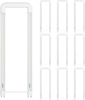 T8 U Bend Shape LED Tube Light 20W ETL Listed 2x2FT 6000k 10 Pack