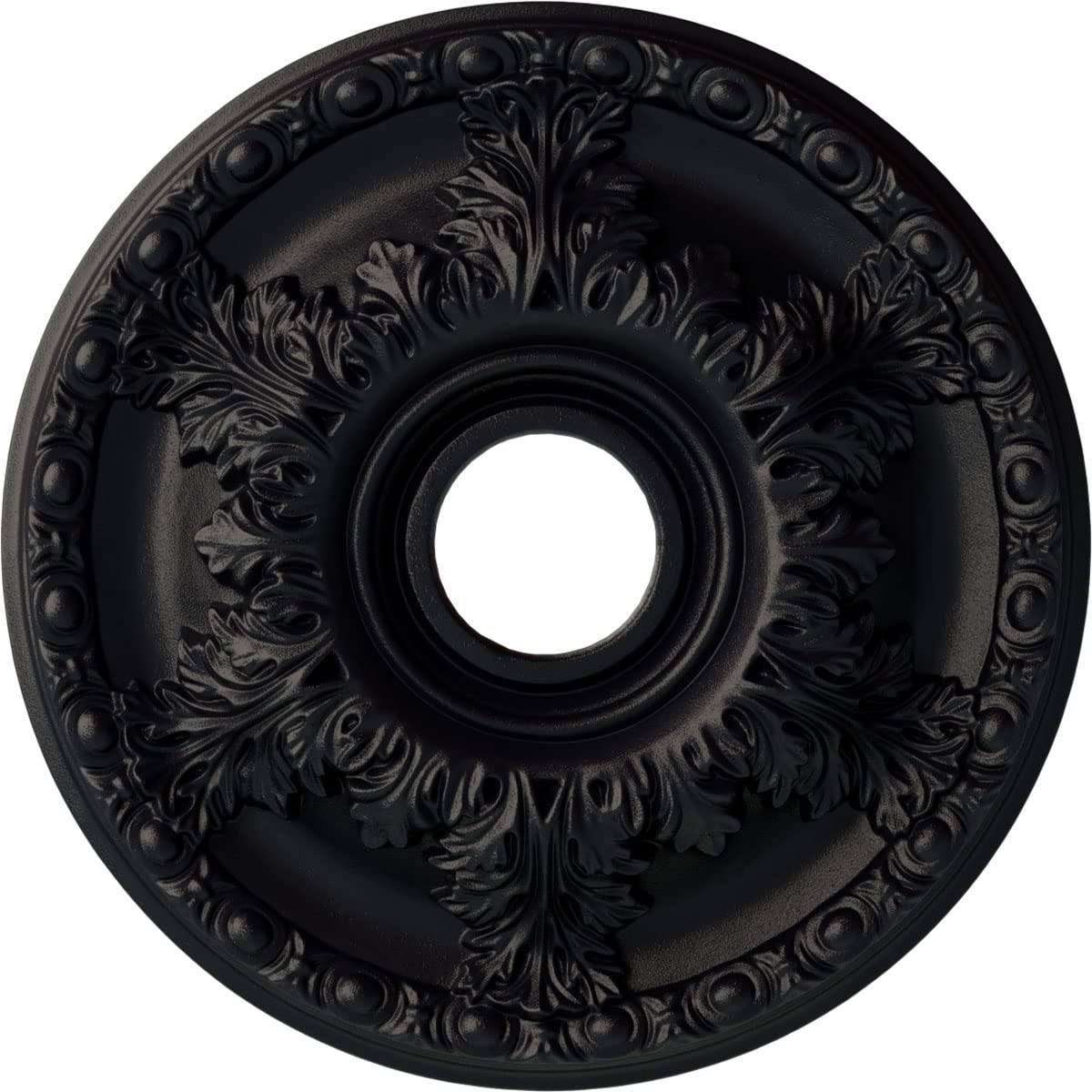 Granada Ceiling Medallion, Steel Gray