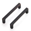 Oil Rubbed Bronze Cabinet Handles Kitchen Pulls 3-3/4 Inch 15 Pack