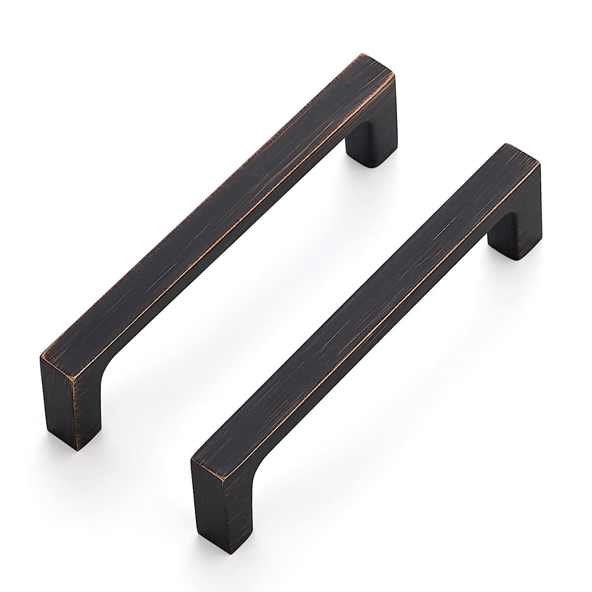 Oil Rubbed Bronze Cabinet Handles Kitchen Pulls 3-3/4 Inch 15 Pack
