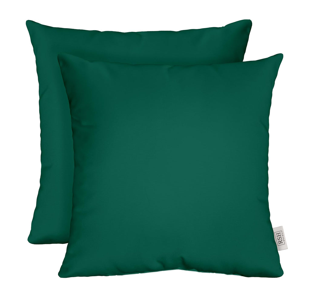 Sunbrella Square Throw Pillows Set of 2 | 20" x 20" | Water and Fade-Resistant Performance Fabric | Outdoor Pillow