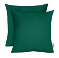 Sunbrella Square Throw Pillows Set of 2 | 20" x 20" | Water and Fade-Resistant Performance Fabric | Outdoor Pillow