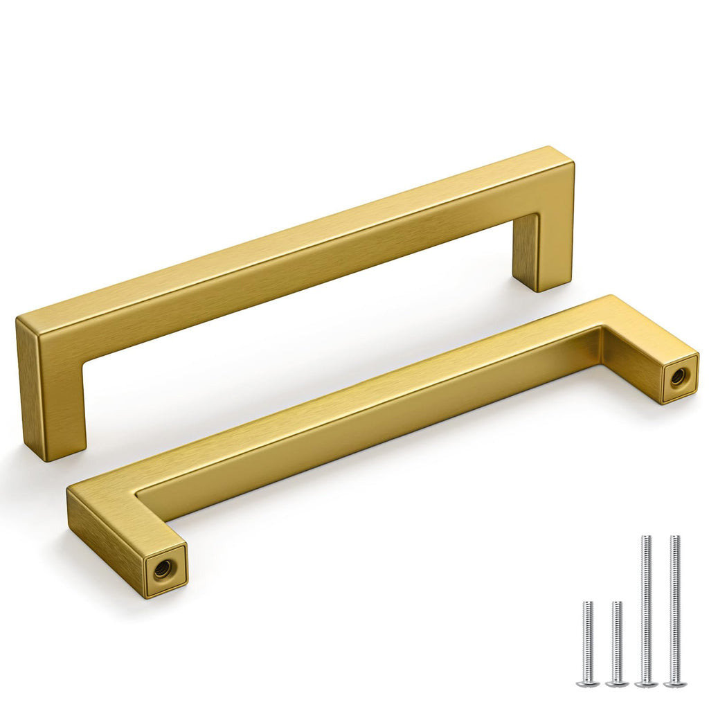 20 Pack 6-1/4 Inch Gold Kitchen Cabinet Handles Gold Cabinet Pulls