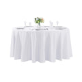 120 inch Round Tablecloth Washable Polyester Table Cloth Decorative Table Cover for Wedding Party Dining Banquet (120