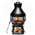 Wood Burning Chiminea, Heavy Duty Fireplace Chiminea