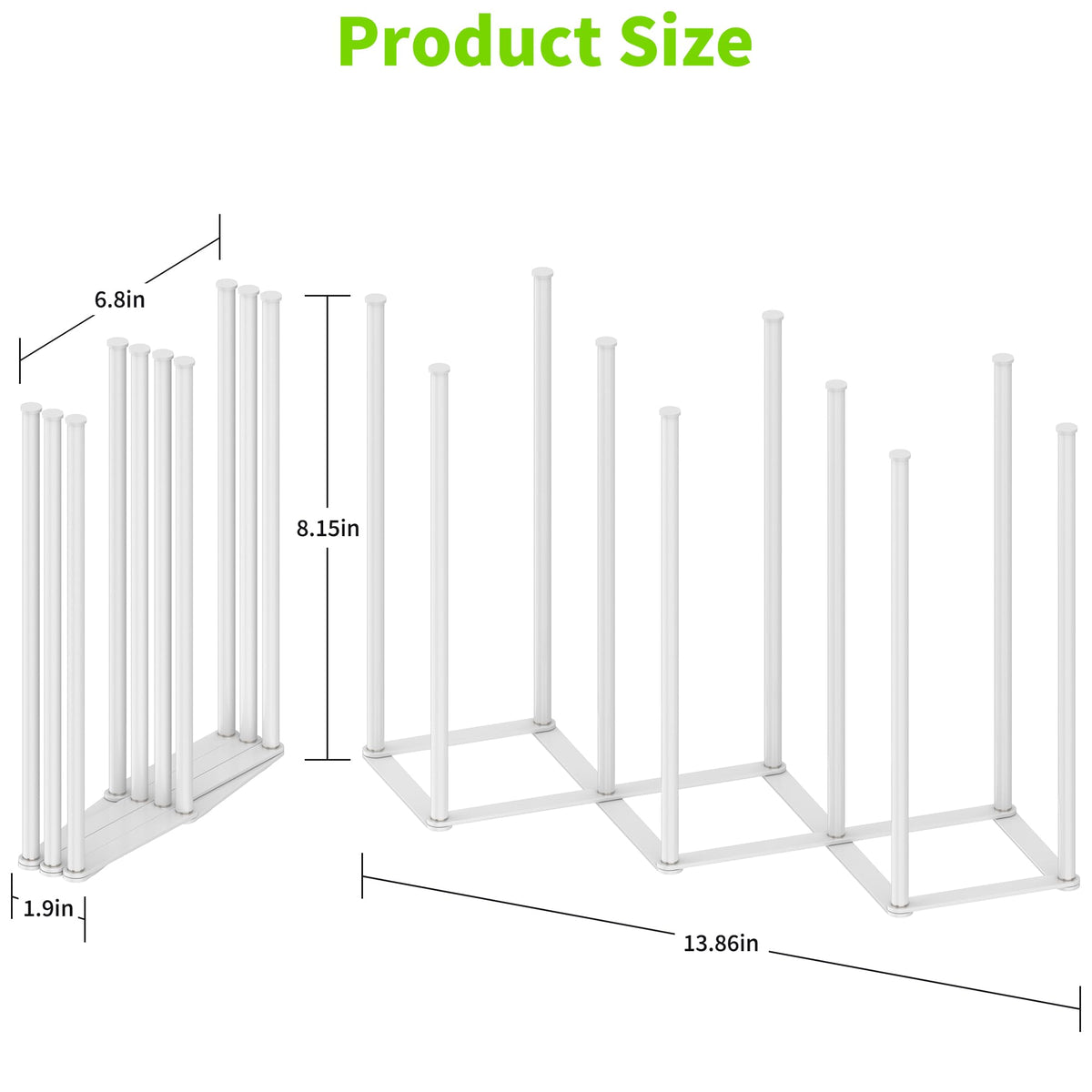 Collapsible Bottle Drying Rack, Foldable Baby Bottle Drying Rack, Portable Drainer Stand Holder for Water Bottles