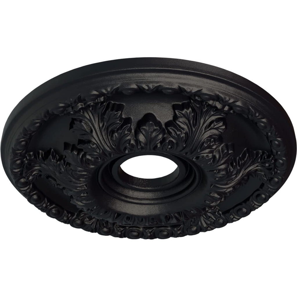 Granada Ceiling Medallion, Steel Gray