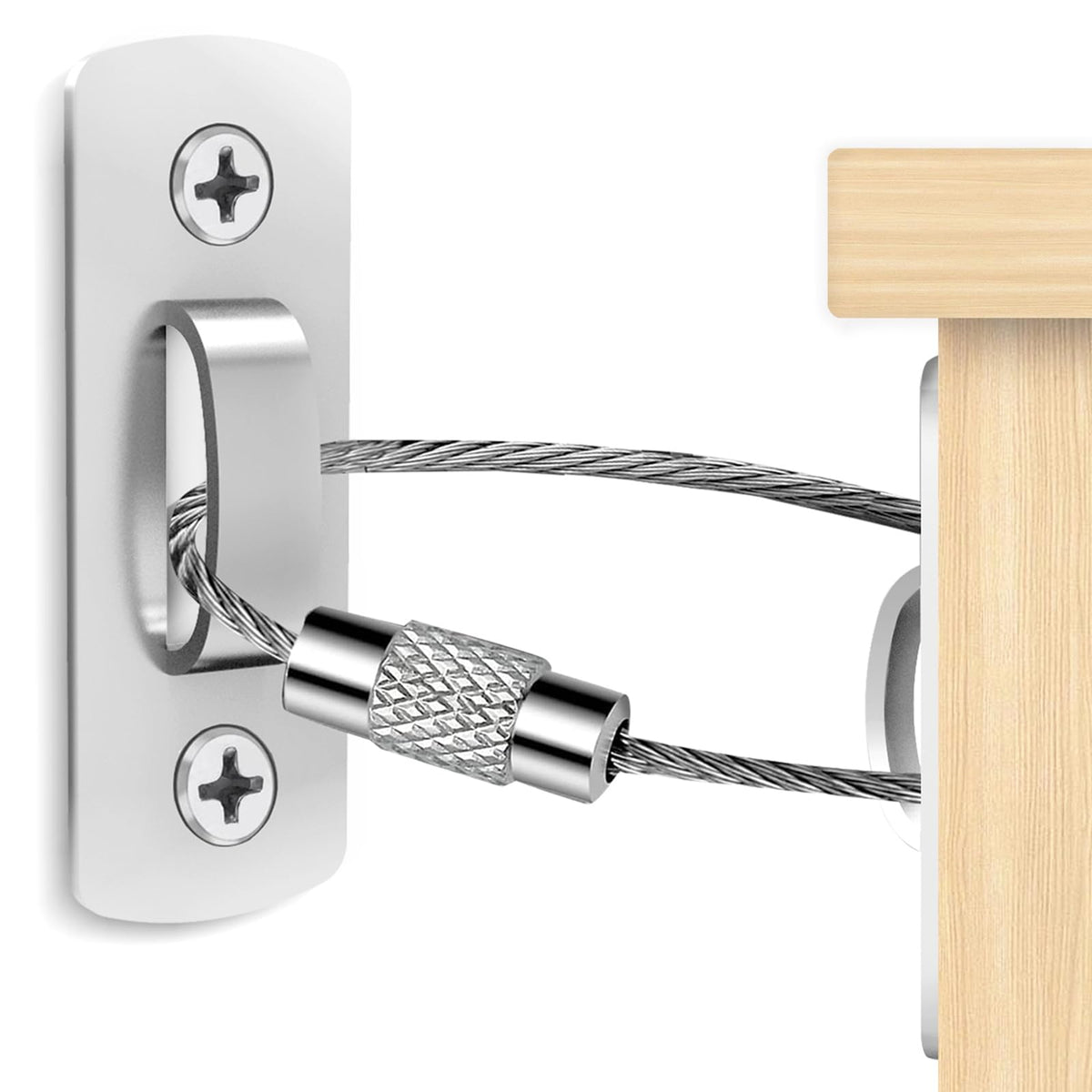 Baby Proof Furniture Anchors (12 Pack), Quick-Release Steel Straps
