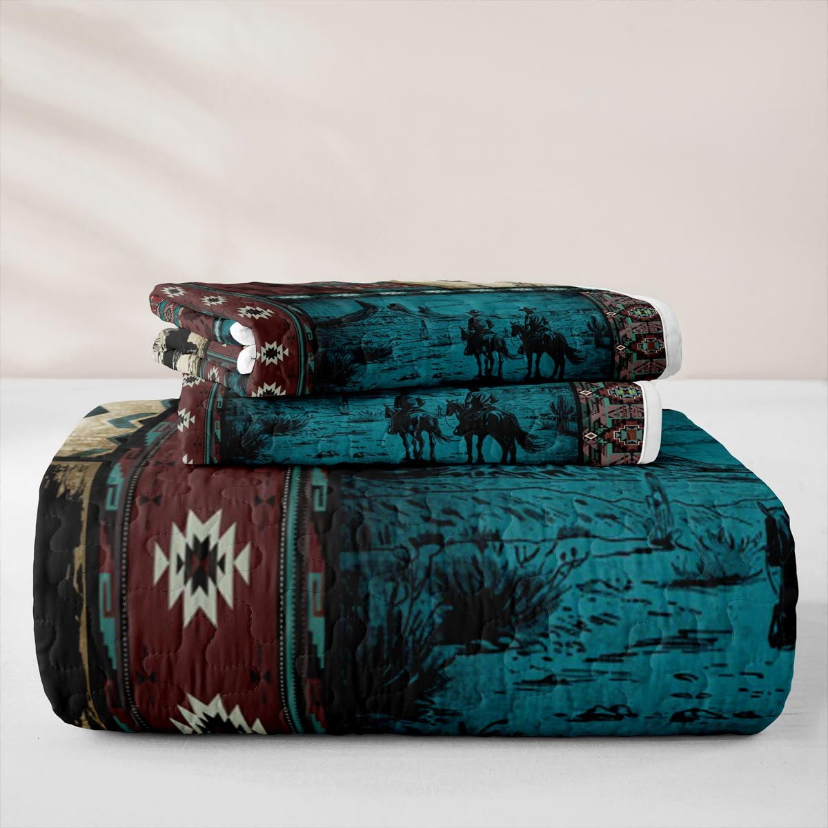 Western Cowboy Southwestern Quilts for Bed