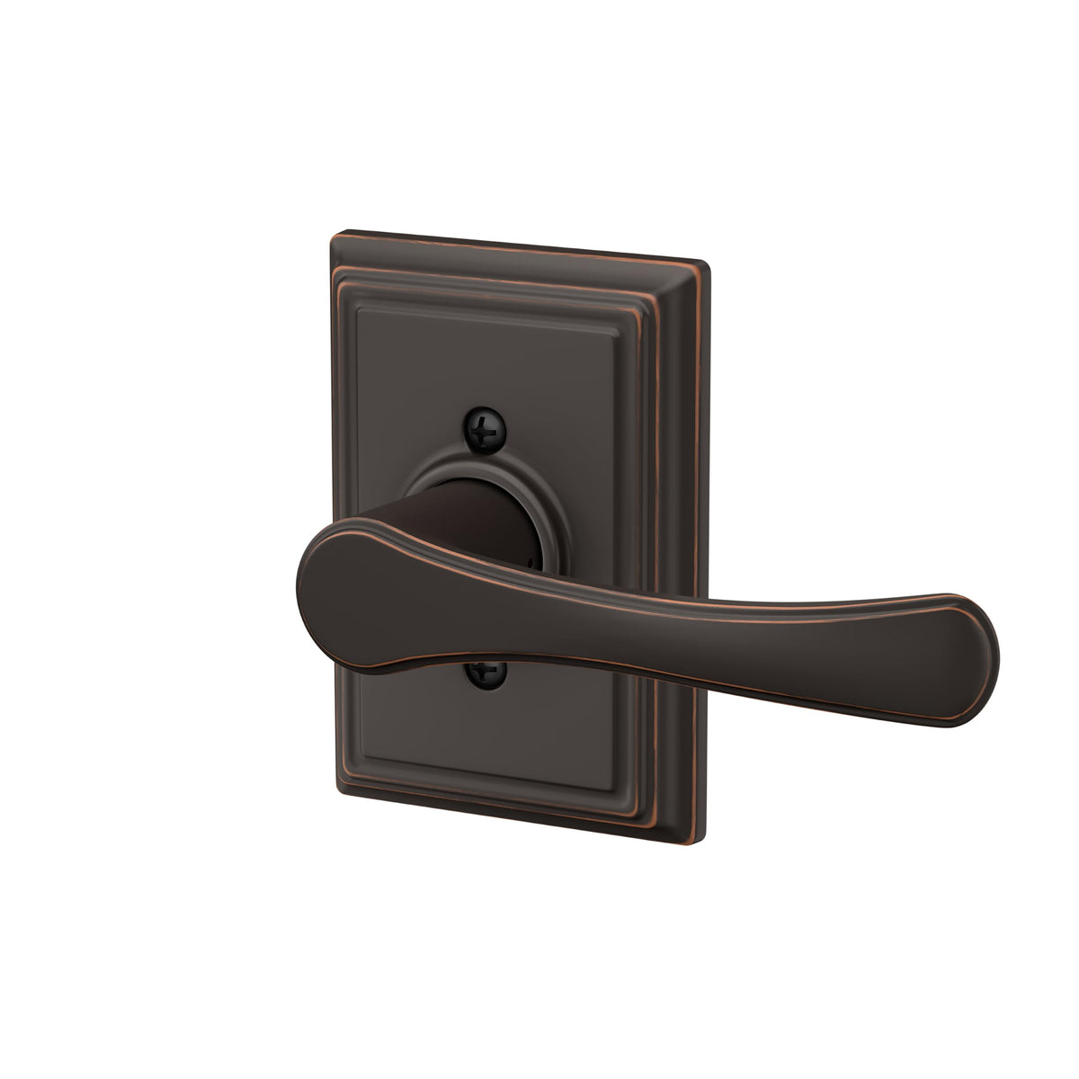 Avila Non-Turning Dummy Door Handle, Reversible, Aged Bronze