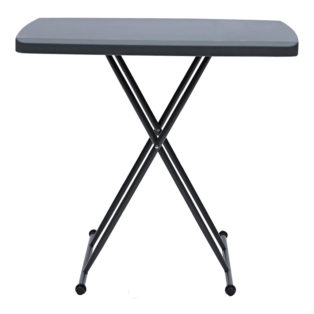 IndestrucTable Classic Personal Folding Table, Charcoal, 30' x 20"