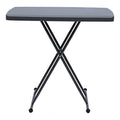 IndestrucTable Classic Personal Folding Table, Charcoal, 30' x 20"