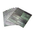 10 Sheets Vintage Green Peel and Stick Subway Wall Tiles, 12 x 12 in