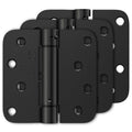 3 Pack Self Closing Door Hinges, 4 Inch, Adjustable Tension, Black
