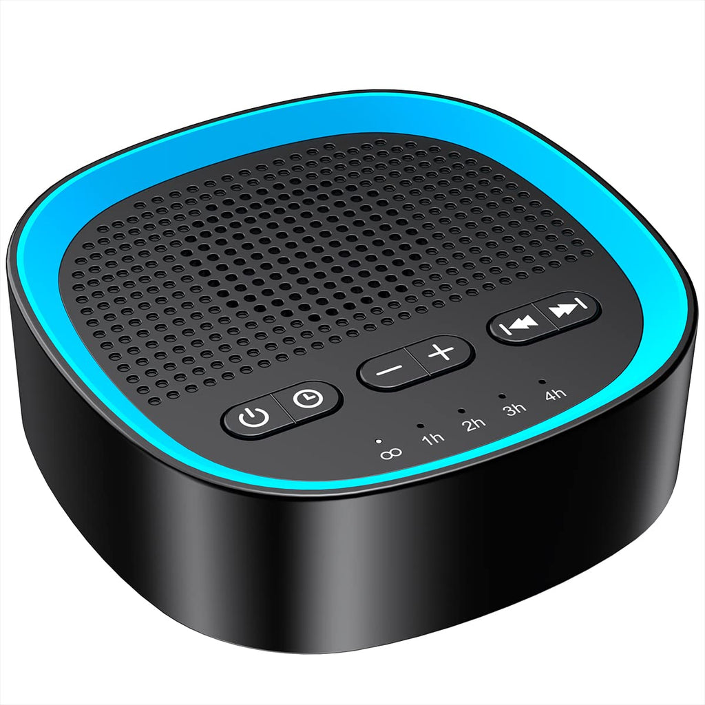 Sleep White Noise Sound Machines with 30 3.5 mm Headphone Jack 5 Timer Settings 32 Precise Volume Memory Function